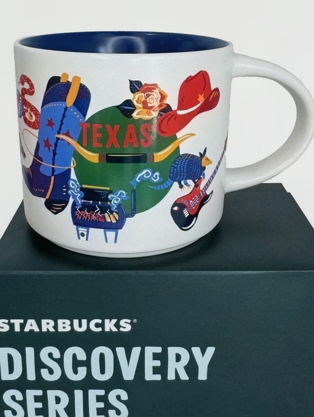 Starbucks TEXAS Discovery Series Collection Ceramic Coffee Cup Mug 414ml New